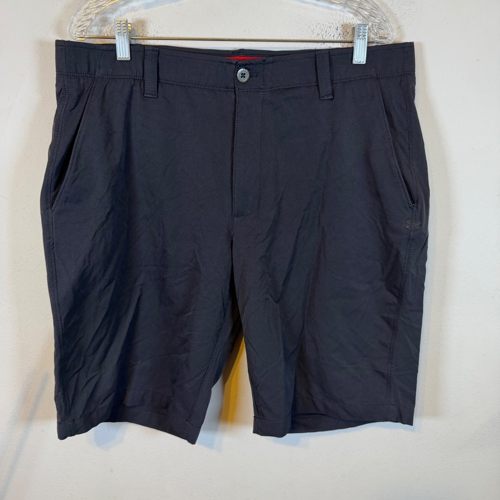 Under Armour Mens Golf Shorts HeatGear Performance Black 38
